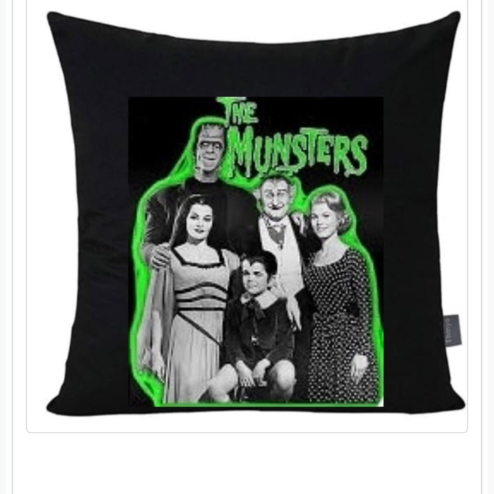 The Munsters Throw pillow